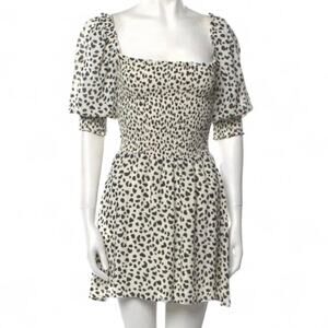 Reformation Animal Leopard Print Dress
